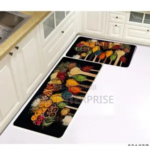 *Rubber Kitchen Mat 2 PCS Kitchen Mat
