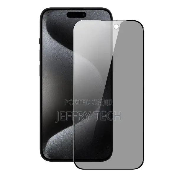 iPhone 15 Plus Anti Spy Privacy Tempered Glass Screen Protec