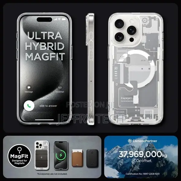 iPhone 15 Pro Ultra Hybrid Zero One Magfit Magsafe Matte Cas