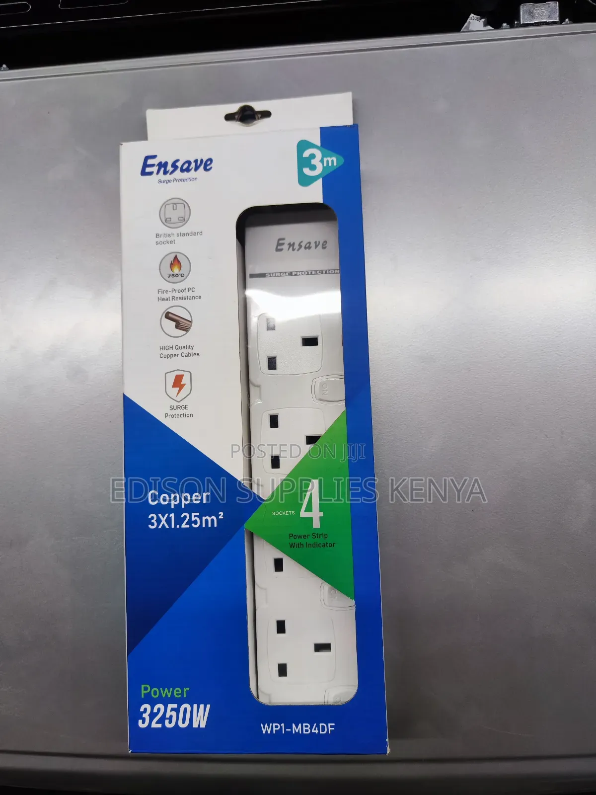 Ensave Extension Cables 3250watts Premium Surge Protection