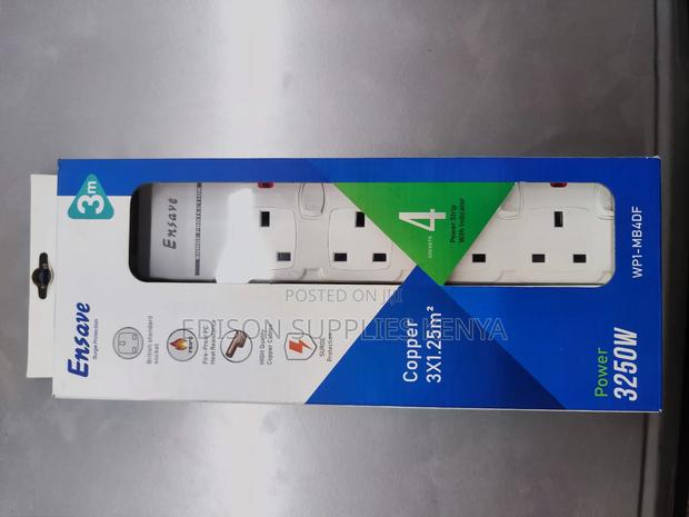 Ensave Extension Cables 3250watts Premium Surge Protection - thumbnail 7