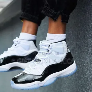 Jordan 11 Black and White Sneakers