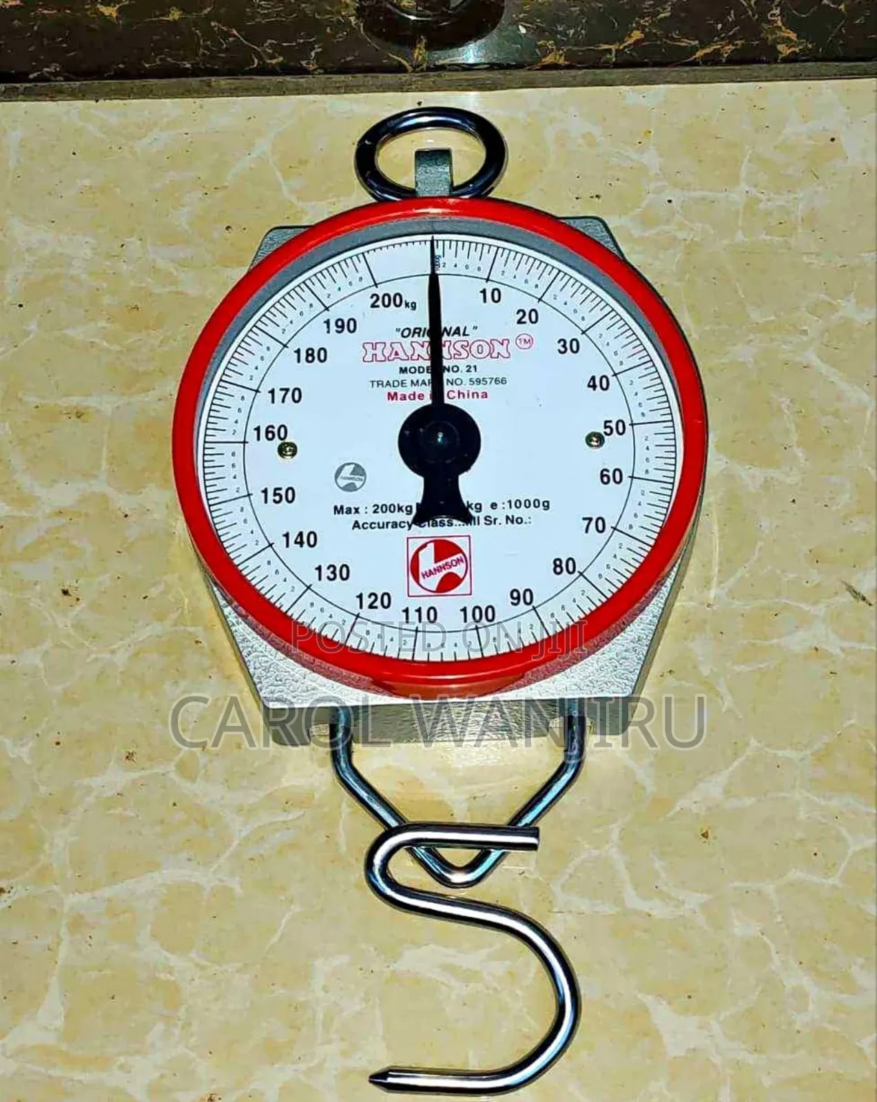Analogue Hanson Weighing Scale 100kgs/ Weighing Scale