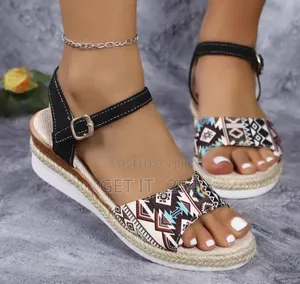 *New Arrivals * Floral Makonge Wedge