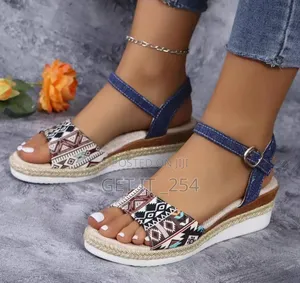 *New Arrivals * Floral Makonge Wedge