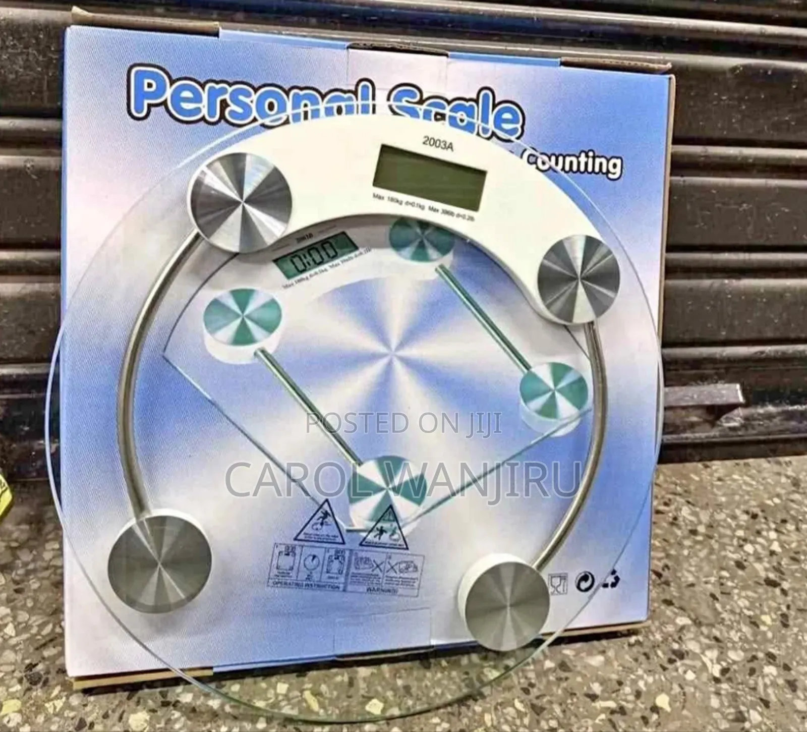 Personal Scale/ Bathroom Weighing Scale 180kgs