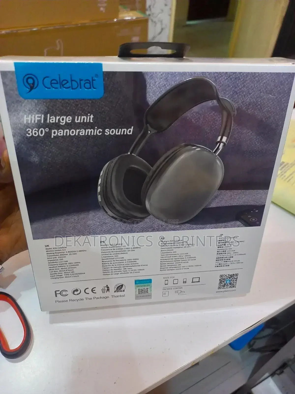 Celebrat A35 Wireless Headphones