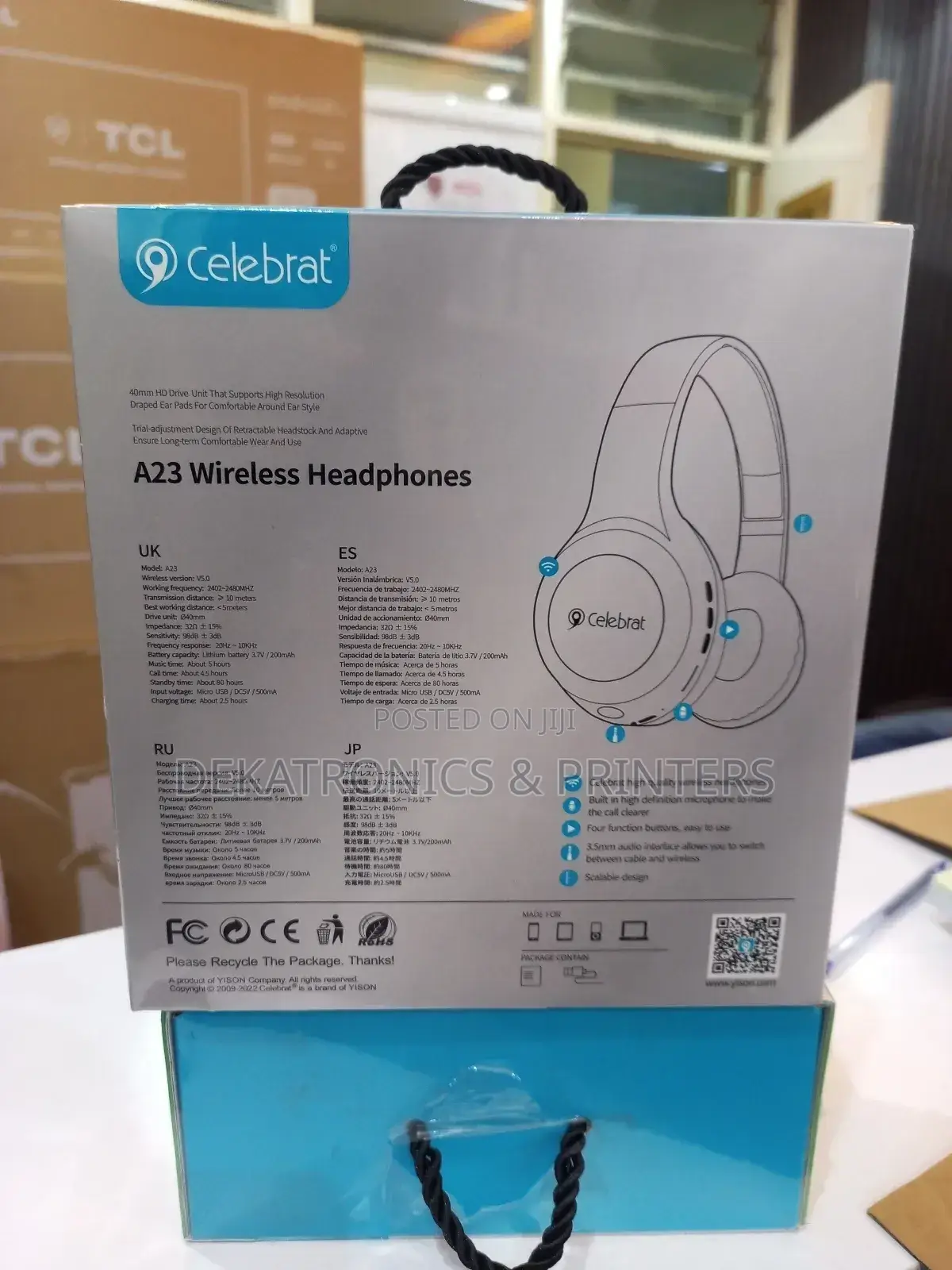 Celebrat A23 Wireless Headphones