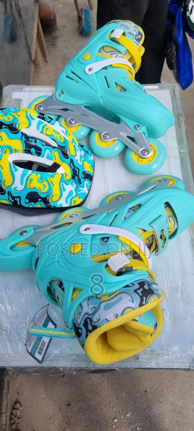 Rubber Inline Skates for Kids – Stylish Full Safety Set