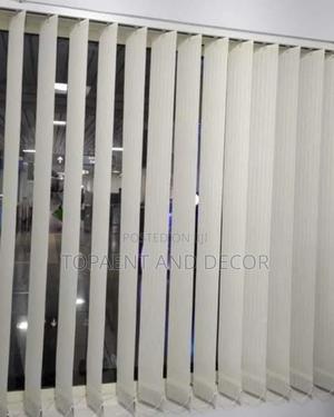 Office Curtains White Vertical Office Blinds for Privacy - thumbnail 2