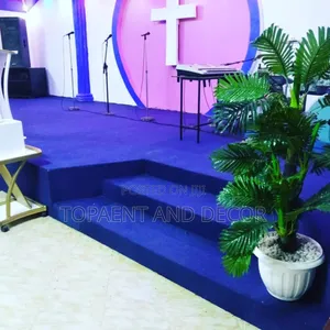 Dark Blue Church Pulpit Flooring Carpets Supply and Fitting