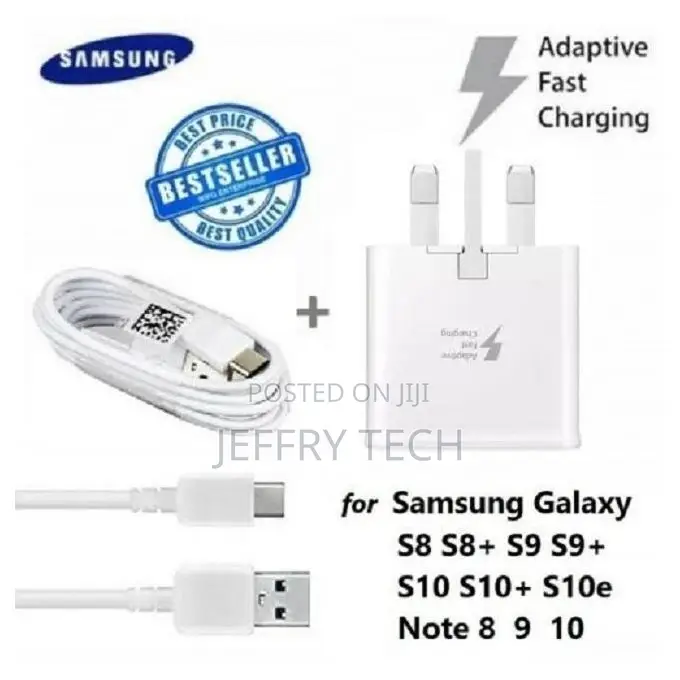Samsung Fast Adaptive Charger for S8 S9 S10 for a Series