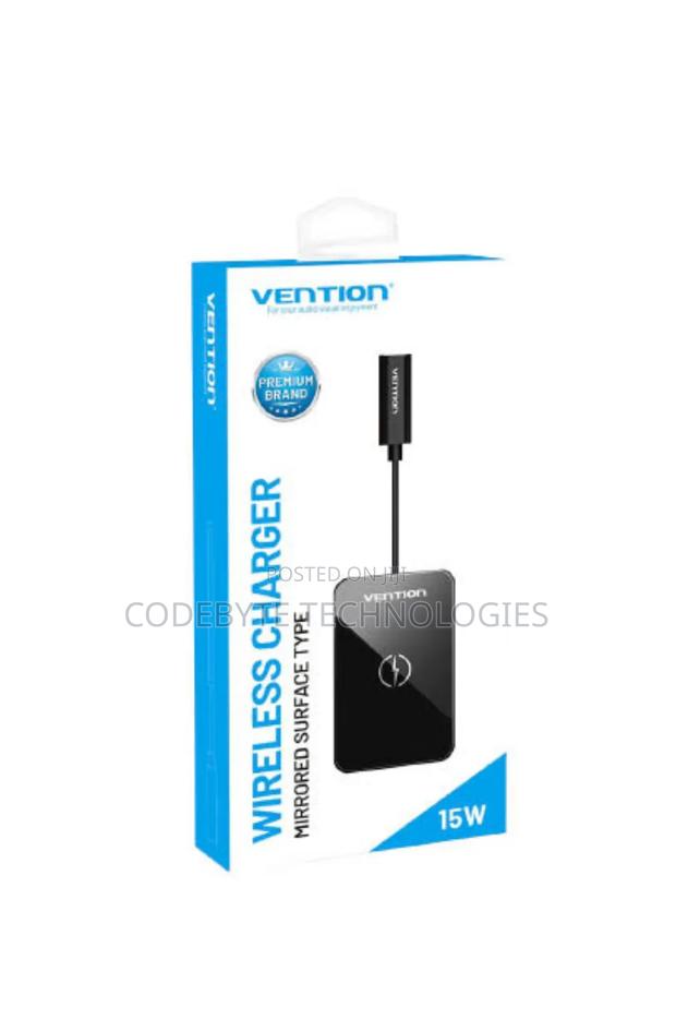 Vention Wireless Charger 15W Ultra-Thin Mirrored Surface - main view