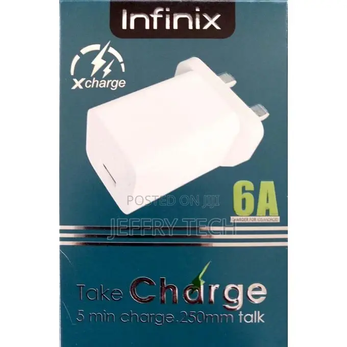 Infinix 6A Fast Adapter Charger for Note and Hot Series