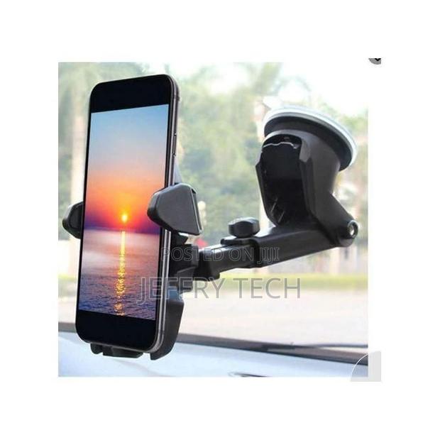 Universal Car Holder Long Neck Windshield Dash Mount Stand - main view