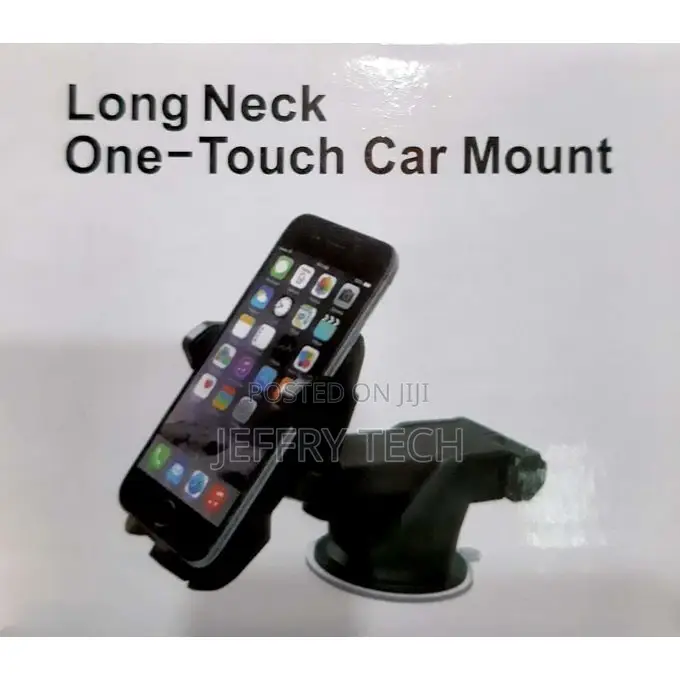 Universal Car Holder Long Neck Windshield Dash Mount Stand