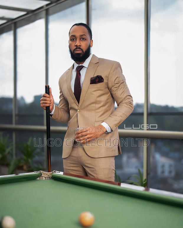 Suits-beige Slim Fit Suits - thumbnail 5
