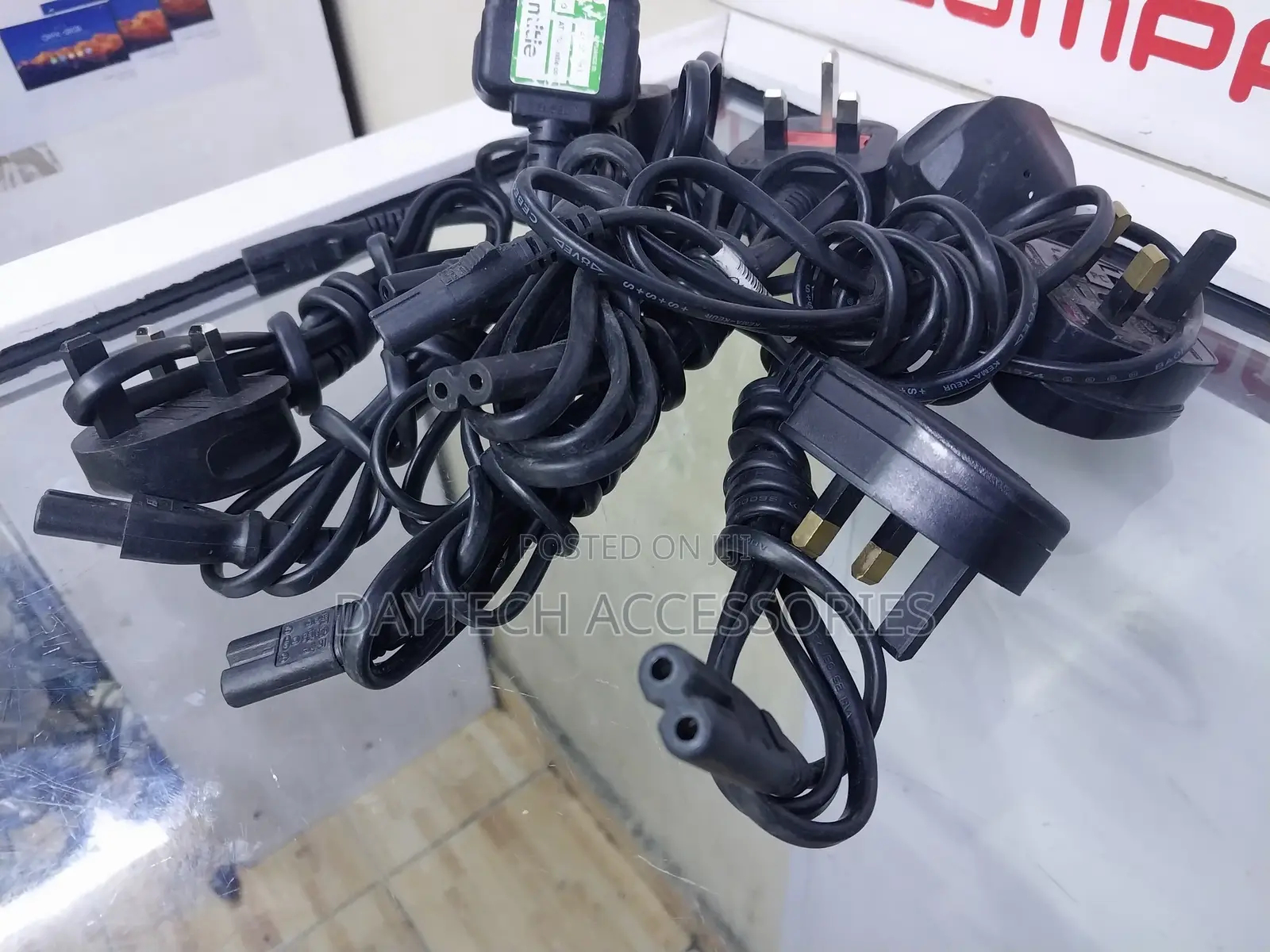 Ex-Uk2 Pin Mains Power Cable Universal Figure 8 Uk Lead