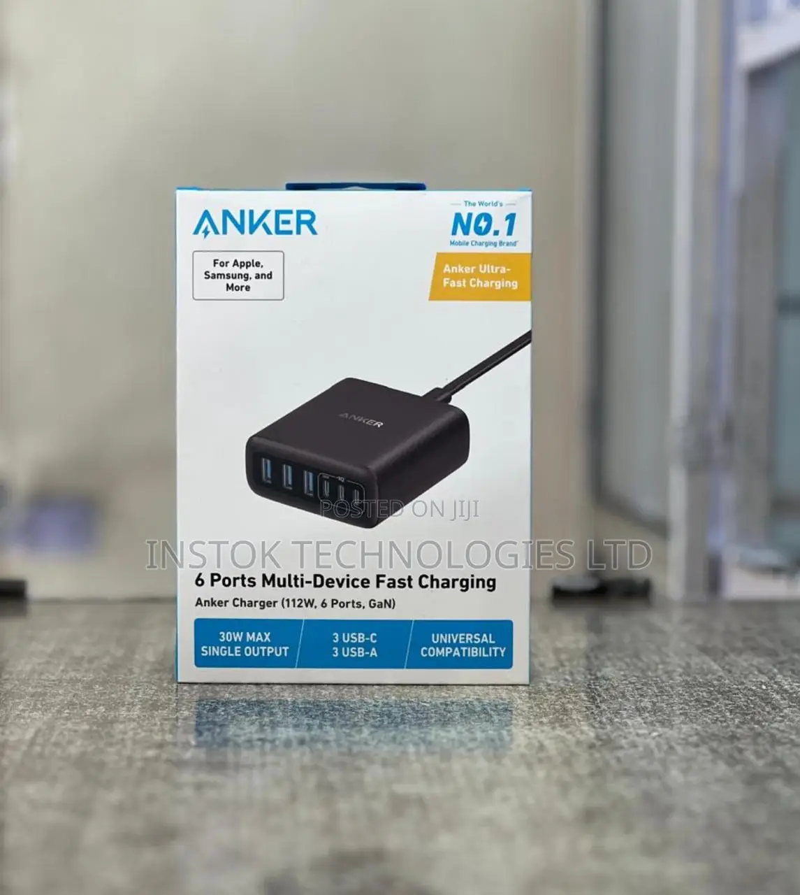 Anker Charger 112W 6 Ports Multi-Device Charger