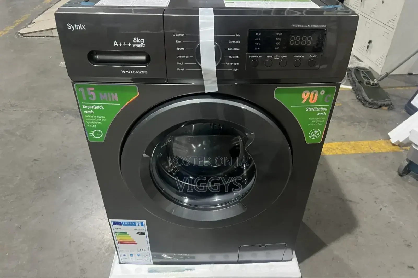Syinix 8 KGS Front Load Washing Machine at 39999