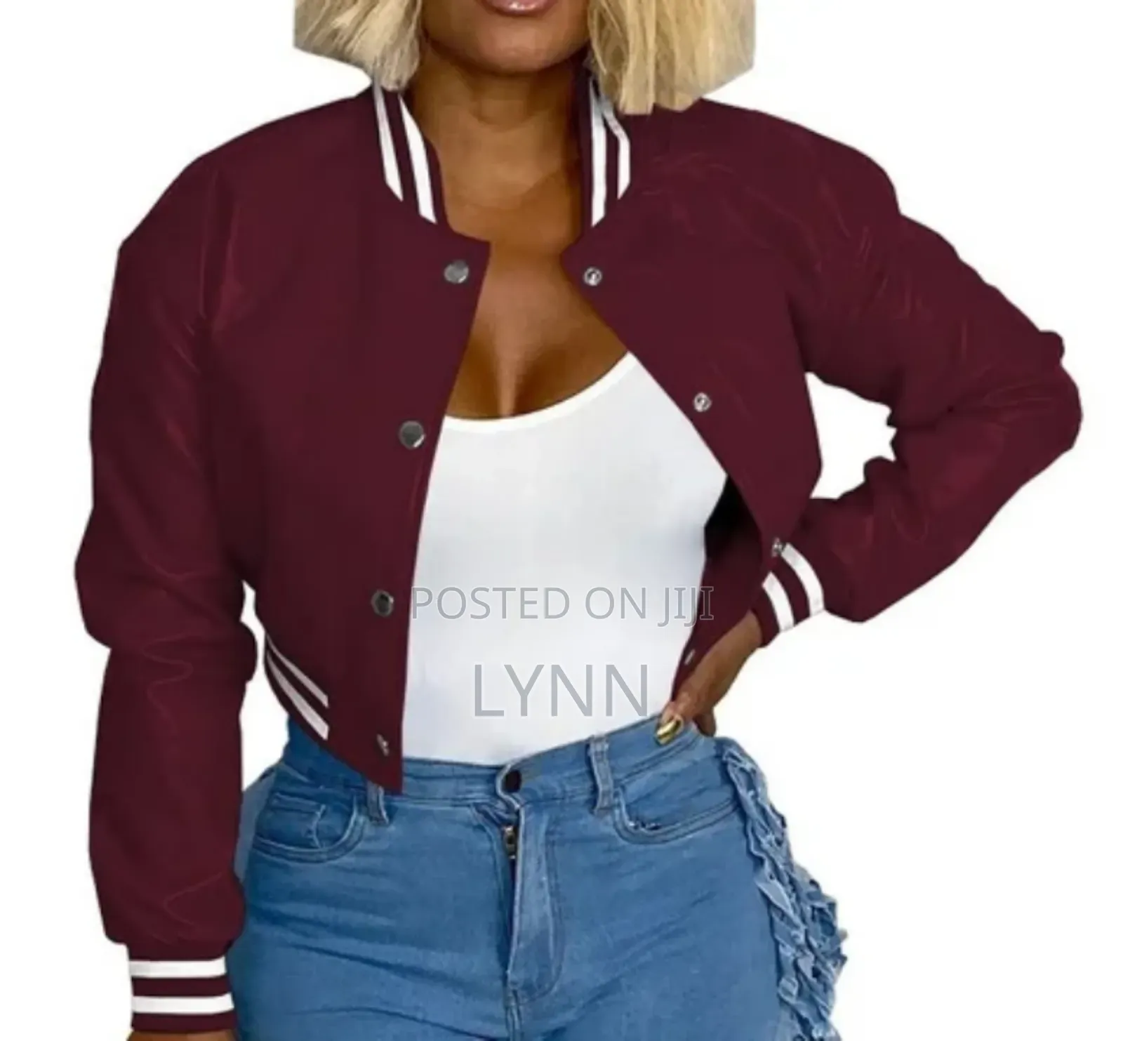 Women Bomber Leather Cropped Jackets S_xxl