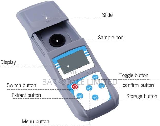 Turbidity Water Tester Meter Sewage Meter Portable Digital - thumbnail 6