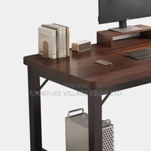 Modern Simple Style Rectangular Auburn Lumber Work Desk