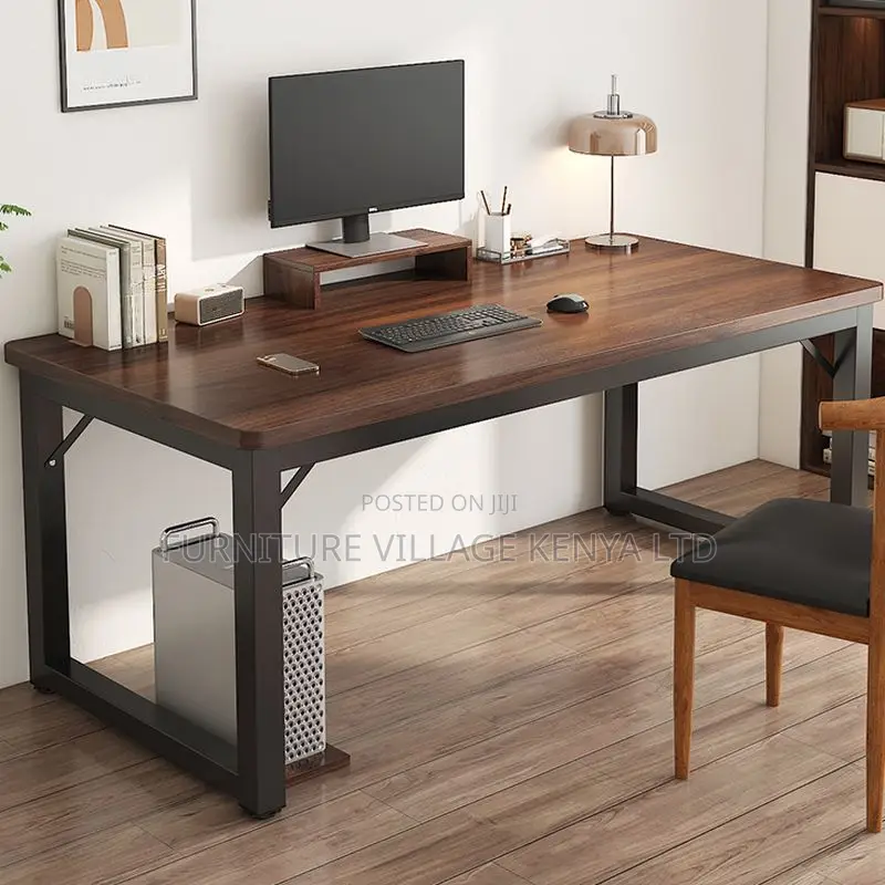 Modern Simple Style Rectangular Auburn Lumber Work Desk