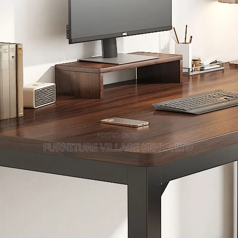 Modern Simple Style Rectangular Auburn Lumber Work Desk