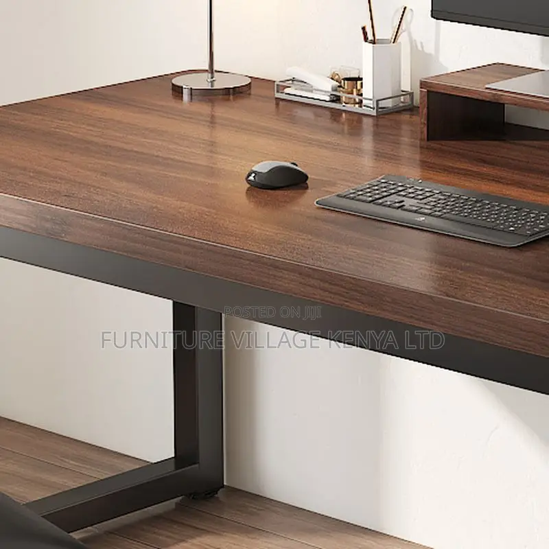 Modern Simple Style Rectangular Auburn Lumber Work Desk