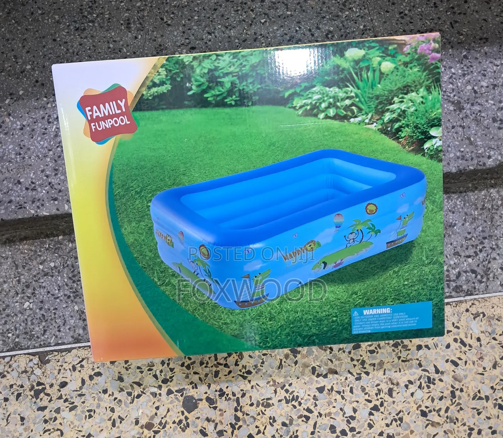 Inflatable Family Fun Pool With Pump