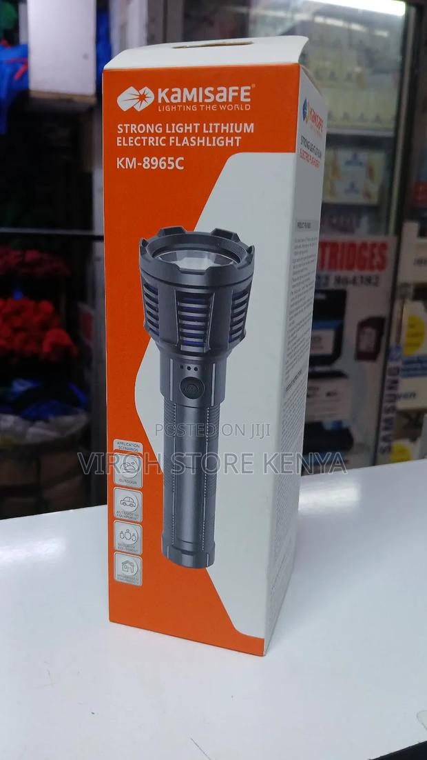 Kamisafe KM-8965C Security Torch Long Range Flashlight - thumbnail 2