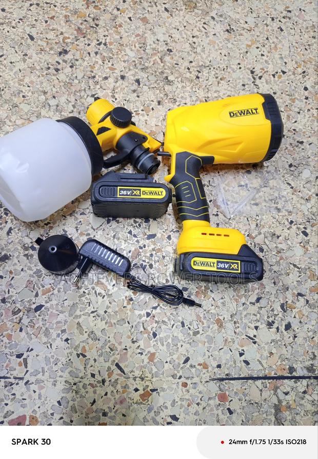 Dewalt Cordless Spray Gun - main view