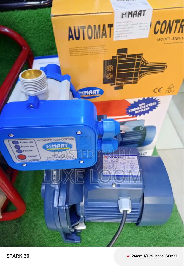 1hp Pedrollo Water Pump Plus Automatic Pump Controller - main view
