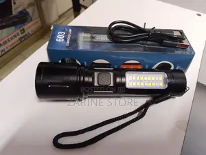 Rechargeable Luminous Lamp Flashlight Torch for Camping