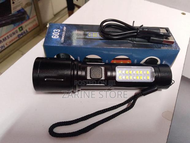 Rechargeable Luminous Lamp Flashlight Torch for Camping - main view