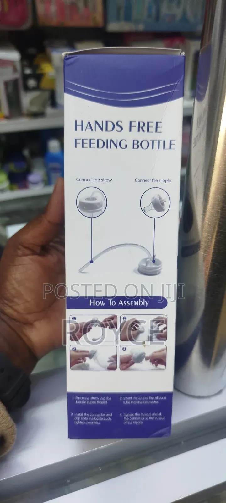 Hands Free Feeding Bottle
