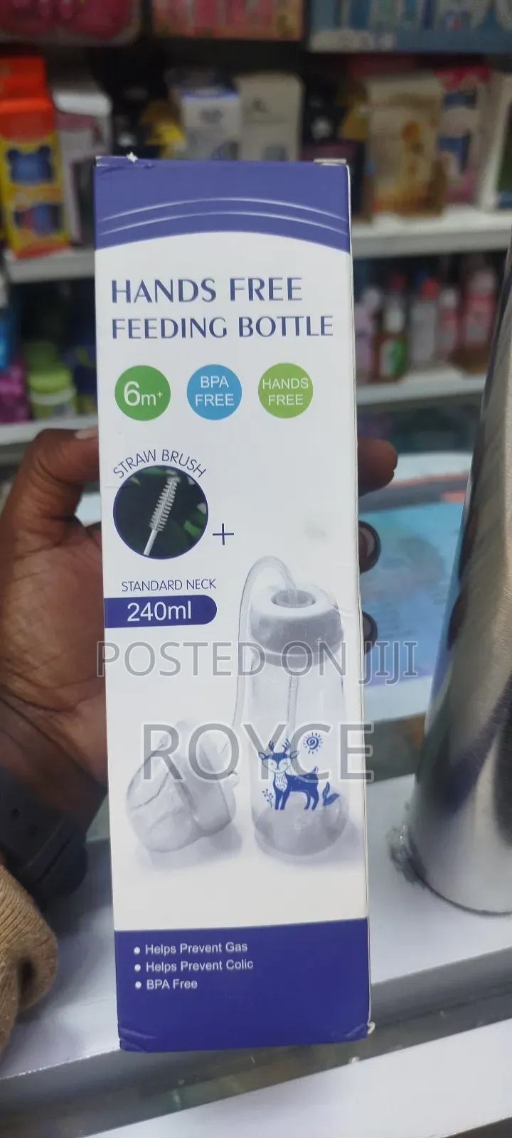 Hands Free Feeding Bottle
