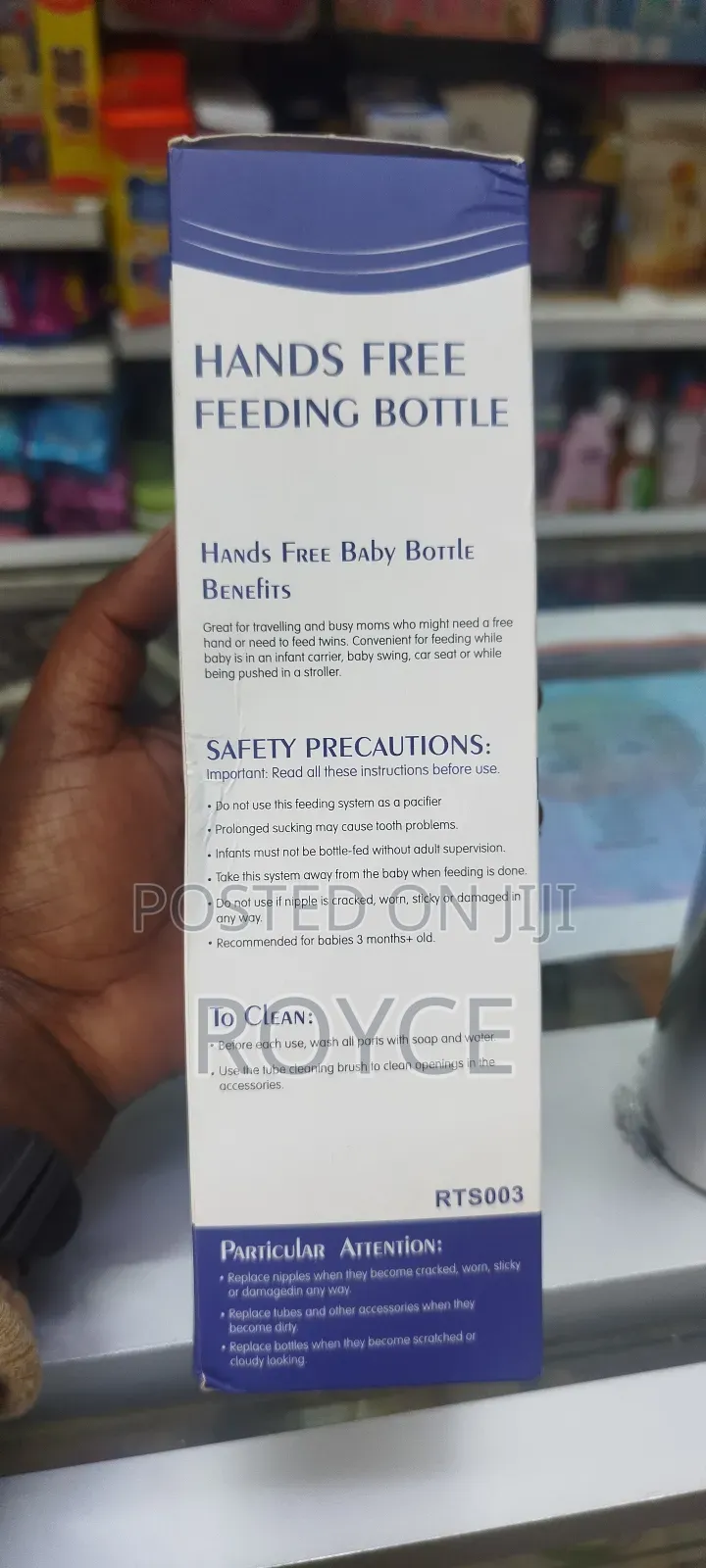 Hands Free Feeding Bottle