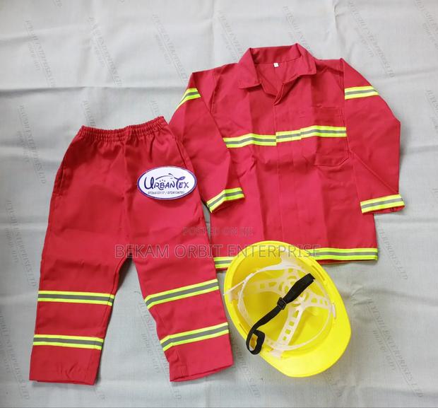 Roleplay Career Day Kids Fire Man Outfit