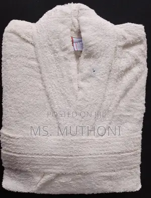 Absorbent Quality Cotton Adult Bathrobes.*