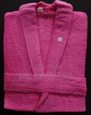 Absorbent Quality Cotton Adult Bathrobes.*