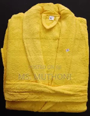Absorbent Quality Cotton Adult Bathrobes.*