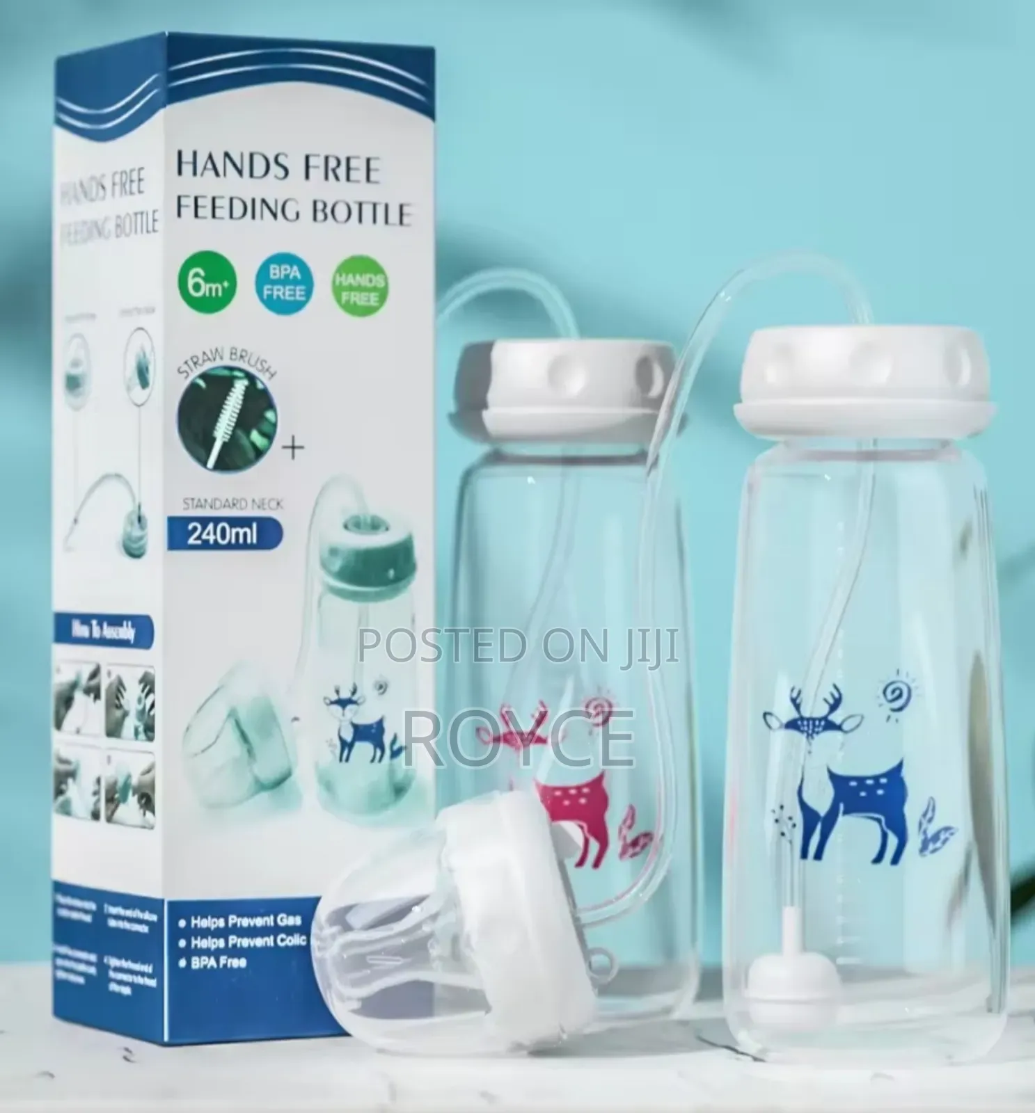 Hands Free Feeding Bottle