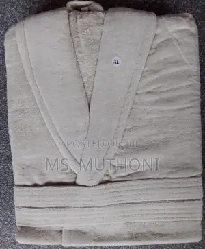 Range of Colors/Sizes Absorbent Cotton Adult Bathrobes