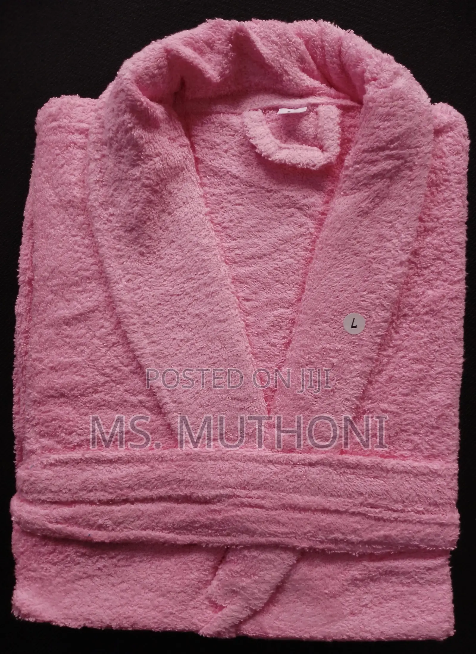 Range of Colors/Sizes Absorbent Cotton Adult Bathrobes