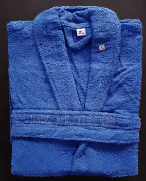 Range of Colors/Sizes Absorbent Cotton Adult Bathrobes
