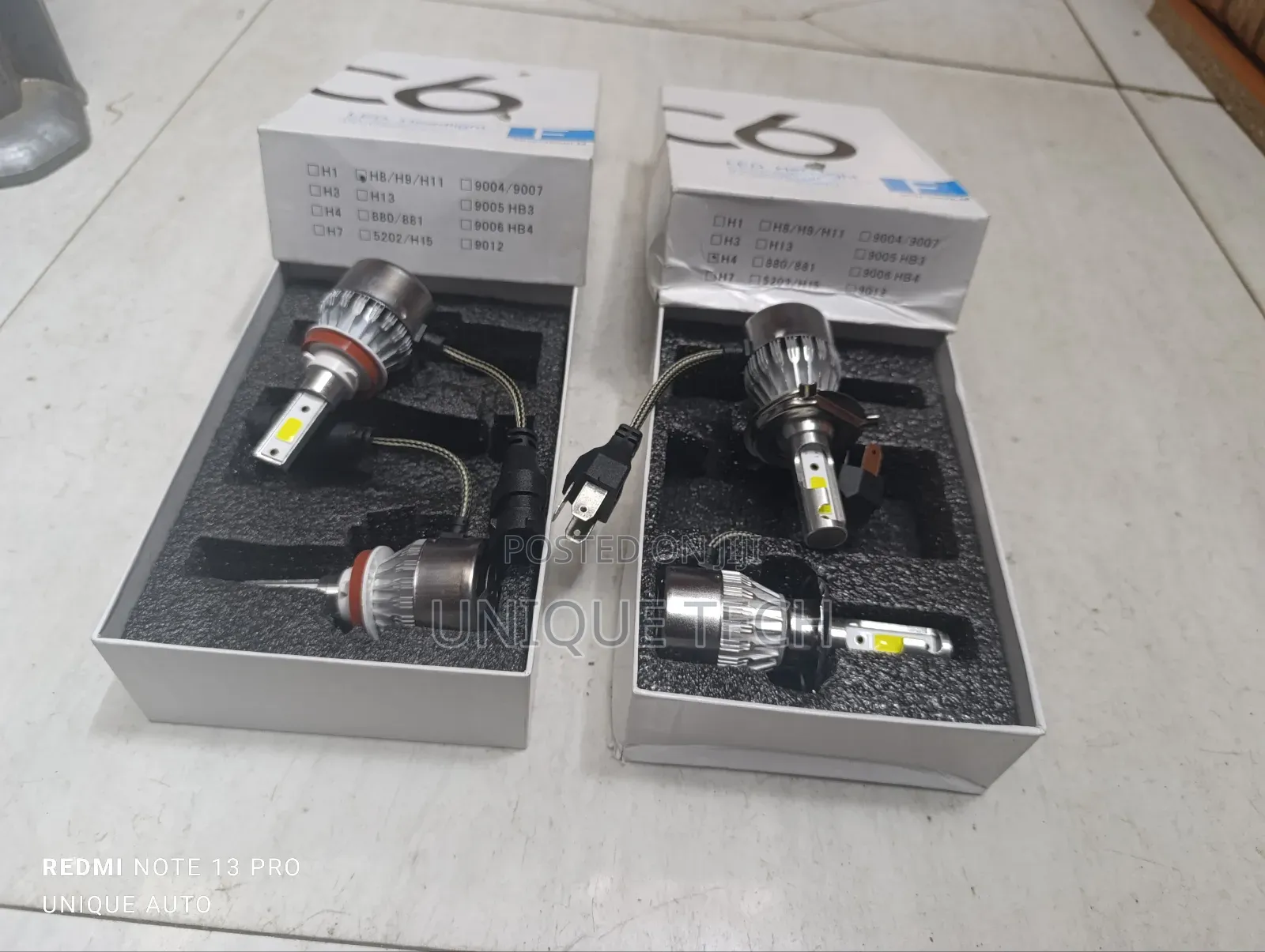 C6 Led Headlight Bulbs – H4 H11 | Cool White