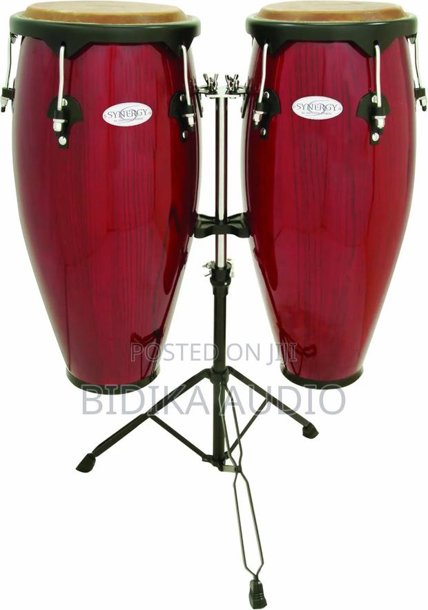 Toca 2300RR Conga Drum Set, Red