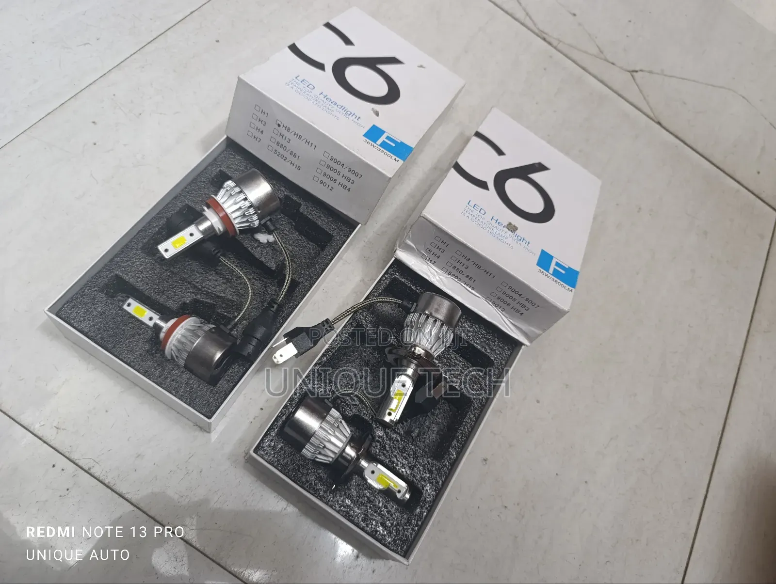 C6 Led Headlight Bulbs H4,H11